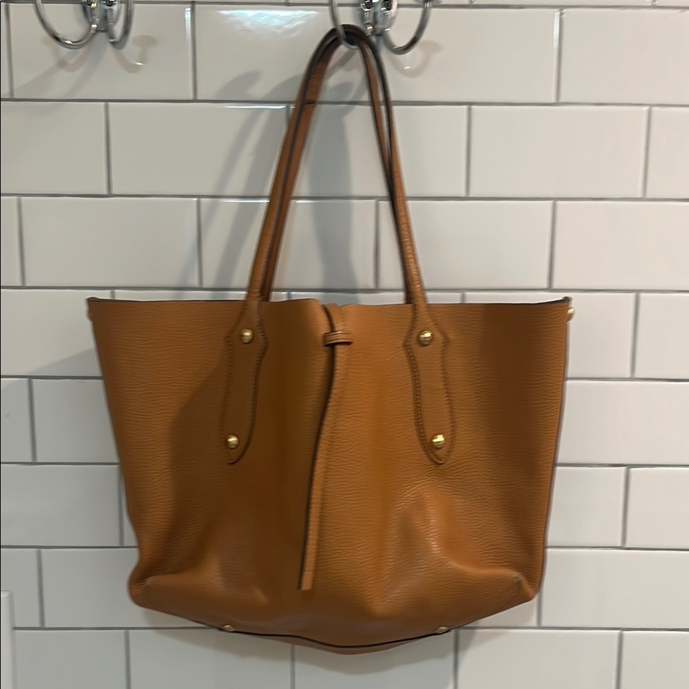 Brown Leather Tote Bag